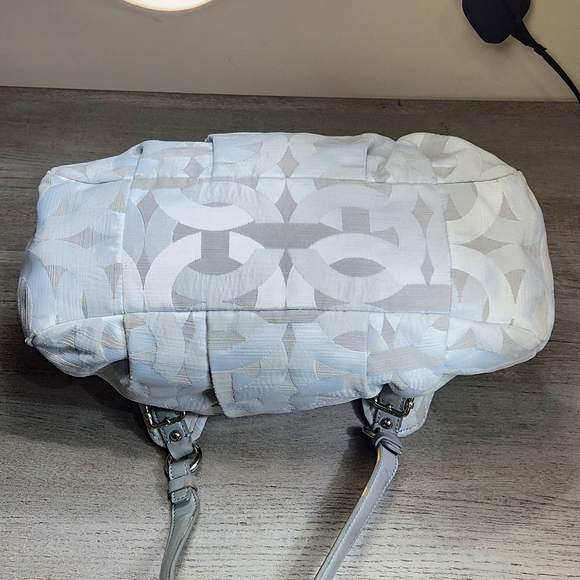 COACH AUTHENTIC MADISON SHANTUNG CHAINLINK SHOULDER BAG 17072 - Picture 12 of 14